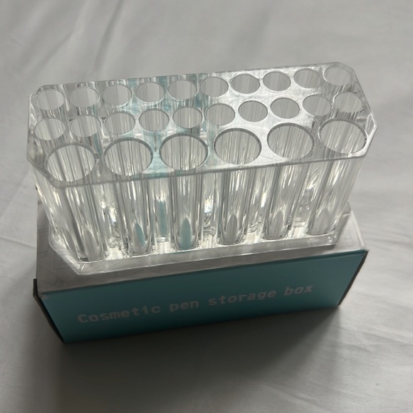 Hblife Clear Acrylic Makeup Eyeliner Lip Liner Holder Organizer 26 Slots - Picture 7 of 7